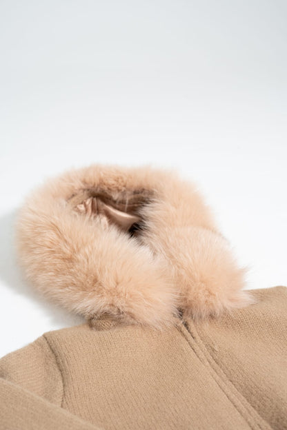 ZEPHIRIO – Cardigan doux à capuche