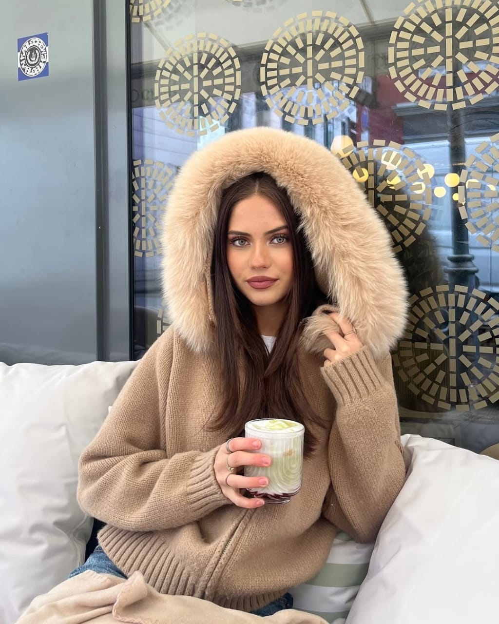 ZEPHIRIO – Cardigan doux à capuche